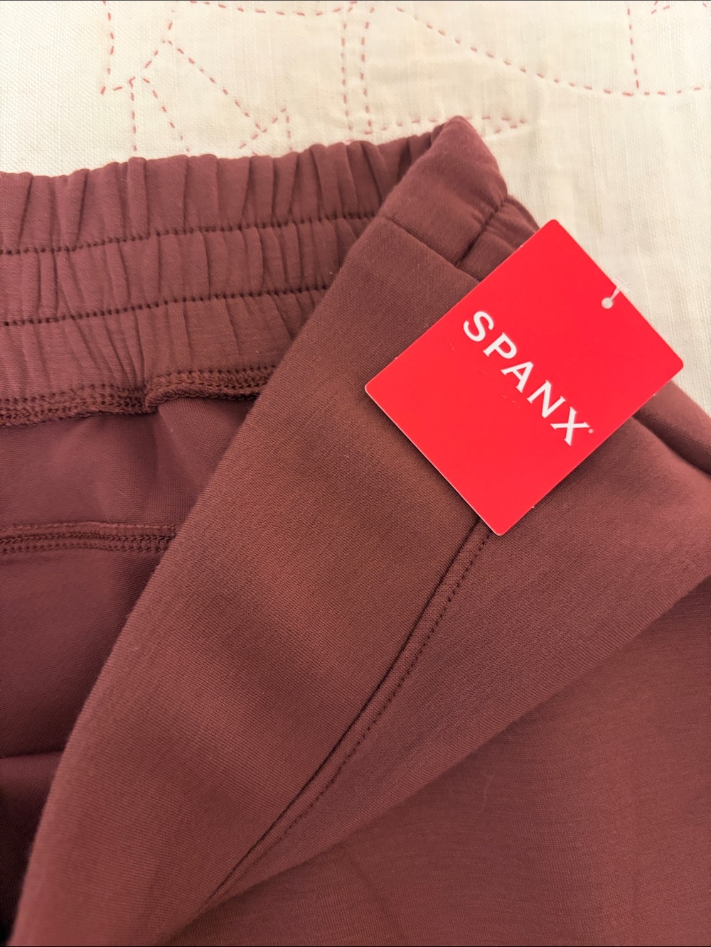 *NWT* SPANX Air Essentials Wide Leg Pant Spice large - Picture 6 of 8